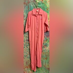 Pink Jumpsuit with Logo